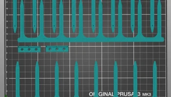 Распечатать плоские шипы для птиц... 3