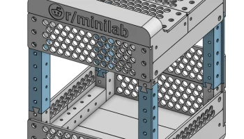 Tiny Rack (обновляемая 6-дюймовая модульная серверная стойка)