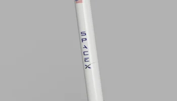 SpaceX - Falcon 9 Block 5 - Простой - Масштаб 1/30 [ОКОНЧАТЕ 7