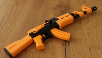 Карманная винтовка АК-47 - игрушка с продольно-скользящим... 4