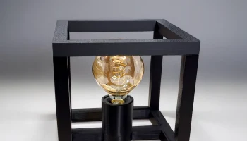 Минималистичная кубическая лампа - дизайн для 3D-печати (..