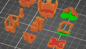 3D Пазл 3D Скамейка 3