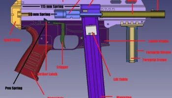 B&B APC9 - улучшенный пластиковый карабин Brewger & Boy (фун 8