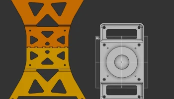 Полностью напечатанное на 3D-принтере крепление для монит...