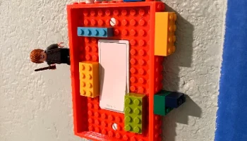 360 градусов LEGO для вашего декора или стандартного выкл... 9