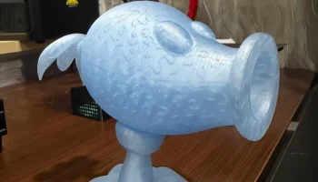 Растения против зомби - Ice Peashooter 3D модель... 1
