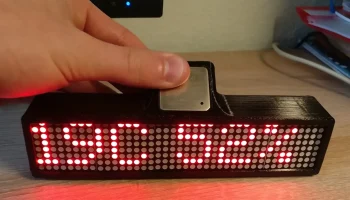 Светодиодные матричные часы Arduino 6