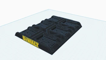 6 держателей аккумуляторов Dewalt