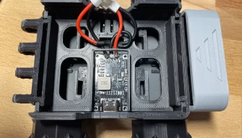 ДЕРЖАТЕЛЬ АККУМУЛЯТОРА SMARS LIPO 2S 7,4V С ЗАРЯДНЫМ МОДУ... 2