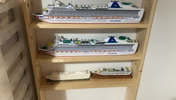 Круизный лайнер P&O Ventura 1:1000, опоры не нужны 5