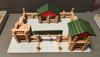 Мини-бревна в стиле Линкольна - настольная сборная игрушк... 8