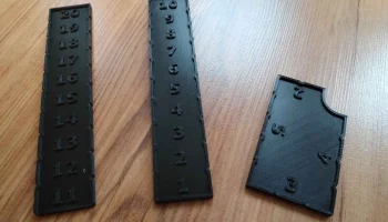 Настольная линейка Warcrow Range 1
