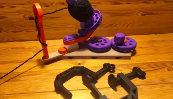 Намоточное устройство для пряжи, напечатанное на 3D-принт... 6