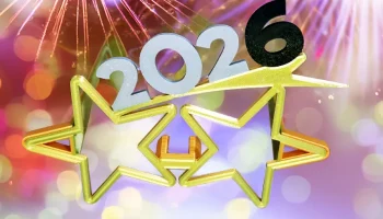 Новогодние бокалы "2026 - Звезда" 2