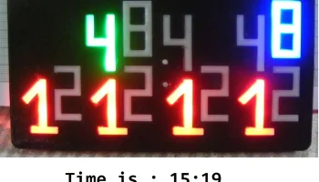 Простые двоичные часы 3