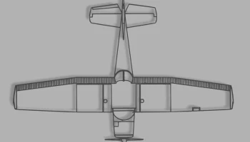 Cessna 152, 3 вида, рисунок, штриховая графика...... 3