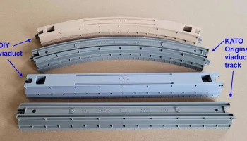 DIY-виадук для Unitrack компании KATO, n-масштаб........ 5