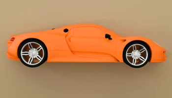 Porsche 918 Spyder Настенный