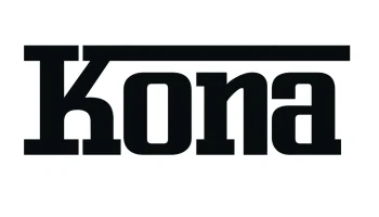 порванный логотип велосипедов KONA......