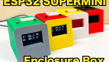 Корпус ESP32 Supermini с 0,96-дюймовым OLED-дисплеем