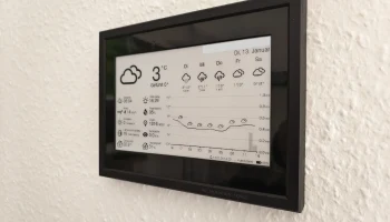 ESP32 Электронная бумажная погодная станция Wetterstation..