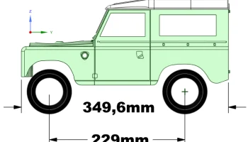 LAND ROVER Series 3 в масштабе 1/10 D90 8