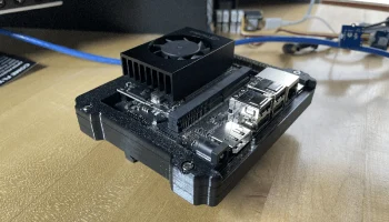 ДЕРЖАТЕЛЬ JETSON ORIN NANO С КРЕПЛЕНИЕМ НА DIN-РЕЙКУ.......