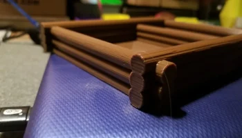 Поднос для бревенчатого домика на Аляске. Параметрический... 5