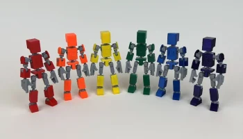 Распечатанная шарнирная фигурка MINI 13............