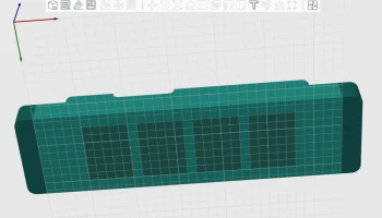 Заготовка для шаблона для УФ-принтера EufyMake E1 своими .. 1