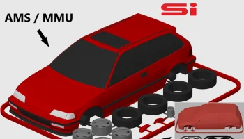 Карта комплекта Honda Civic EF SI (EF9)