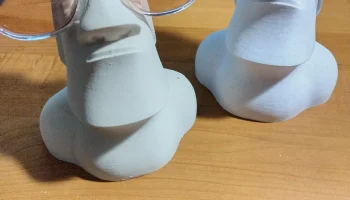 Подставка для очков Moai, увеличенная версия... Подставка для очков Moai, увеличенная версия...
