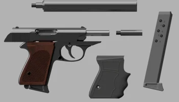 Walther PPK - копия Fallout 4 - The Deliverer V3 1