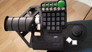 Модульный CtrlAltG13 - установка Hotas, вдохновленная Logite 1