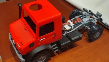 Mercedes UNIMOG U5023 Кабина/Кузов (RC CAR/RC TRUCK) Масштаб 1