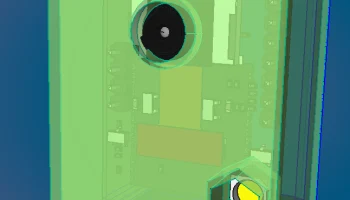 Корпус ESP32-CAM (слоты для микро SD и светодиодной лампы.. 5