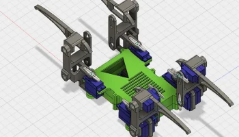 Четвероногий паук Arduino Nano