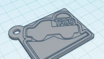 Брелок для грузовика Toyota Tacoma Taco 1