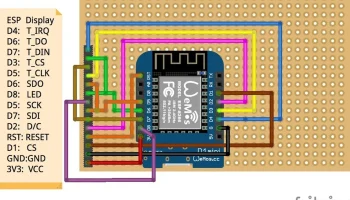Метеостанция ESP8266 с TFT-экраном 2,4 дюйма (WiFi)......... 2