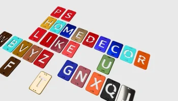 Набор трафаретов для букв 2