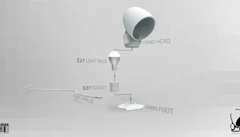 Eskimo Lamp - настольная лампа, напечатанная на 3D-принте...