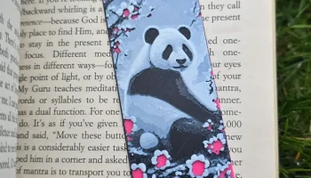 Закладка Pink Panda, напечатанная на 3D-принтере - многоц... 5