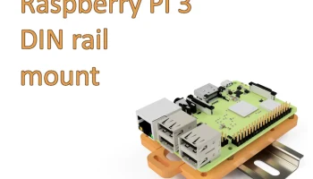 Крепление Raspberry Pi 3 на DIN-рейку