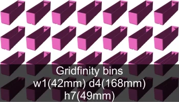 Коллекция чашек Gridfinity высота 7 (53 мм) 2