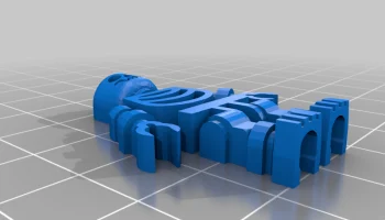 Минифигурка скелета в стиле LEGO - 1 деталь, легко распечата