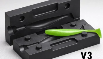 Рыболовная мягкая приманка Shad Mold 9см.........