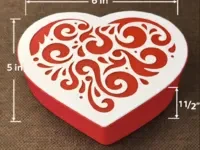 Подарочная коробка в форме сердца ко Дню святого Валентин.. 4