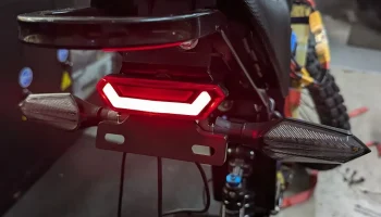 (70 мм) DIY Ebike стоп-сигнал стелс-бомбардировщик кроншт..