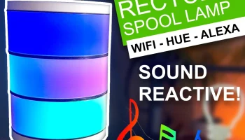 Сделайте УМНУЮ ЛАМПУ Wi-Fi из пустых катушек........