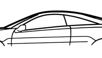 Силуэт стены искусства Toyota Celica T23